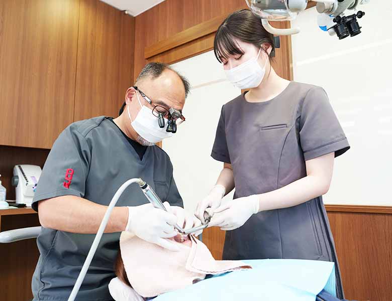 春日市（福岡） 歯医者、とくだ歯科医院の一般歯科
